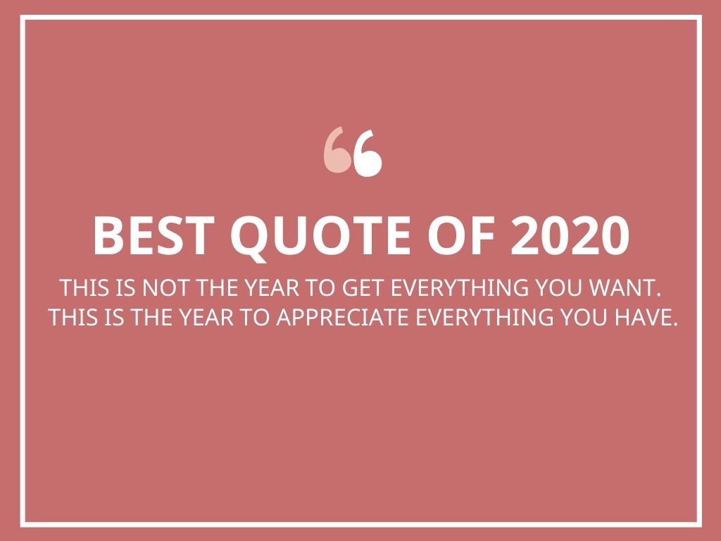 quote of 2020
